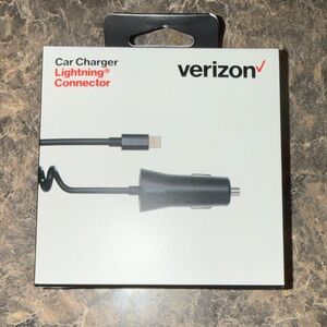 Verizon Black Car Charger with Lightning Connector